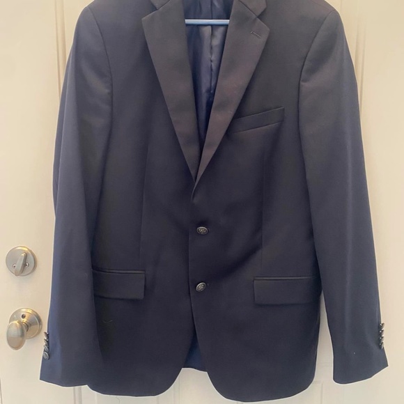 Hart Schaffner Marx Navy Blazer 40 Long
